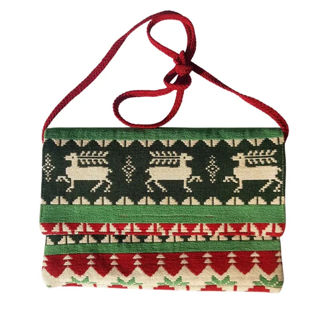 Borseggi Tibetane – le tracolla Tibetana Velcro 23 borsina pezzo unico