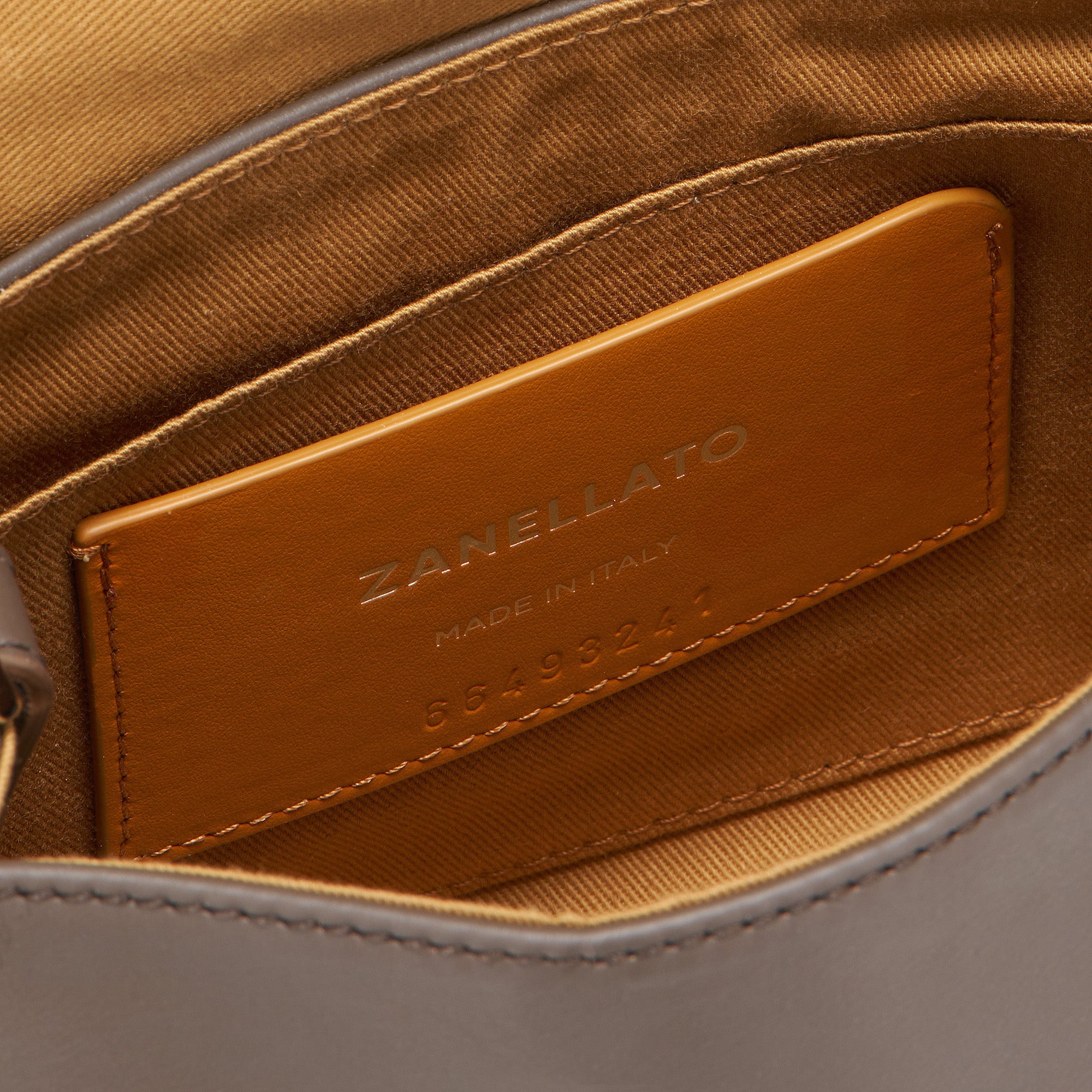 Zanellato Postina® Baby borsa marrone Gianduiotto pelle liscia
