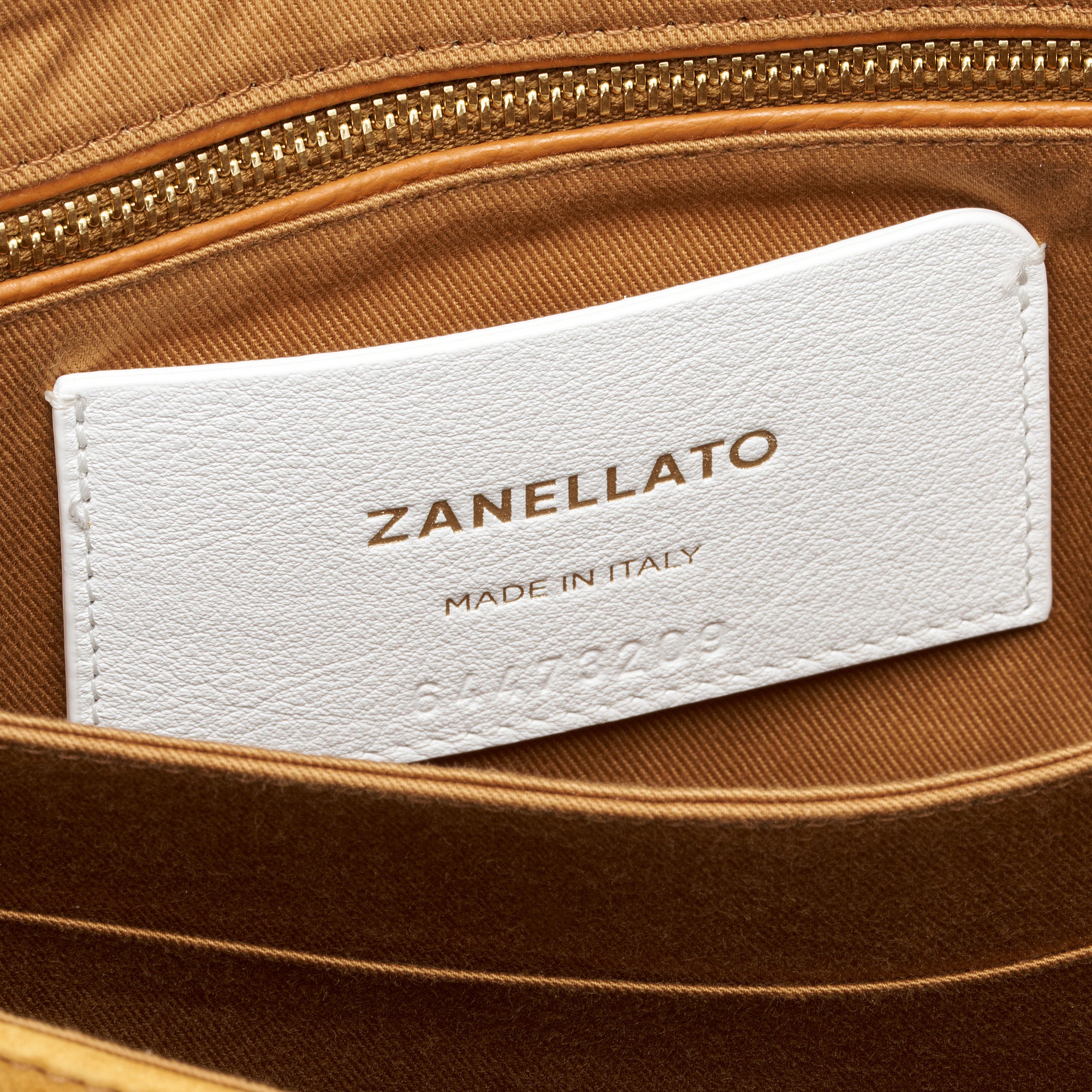 Zanellato Postina® S borsa a mano Brown Brandy in nabuk