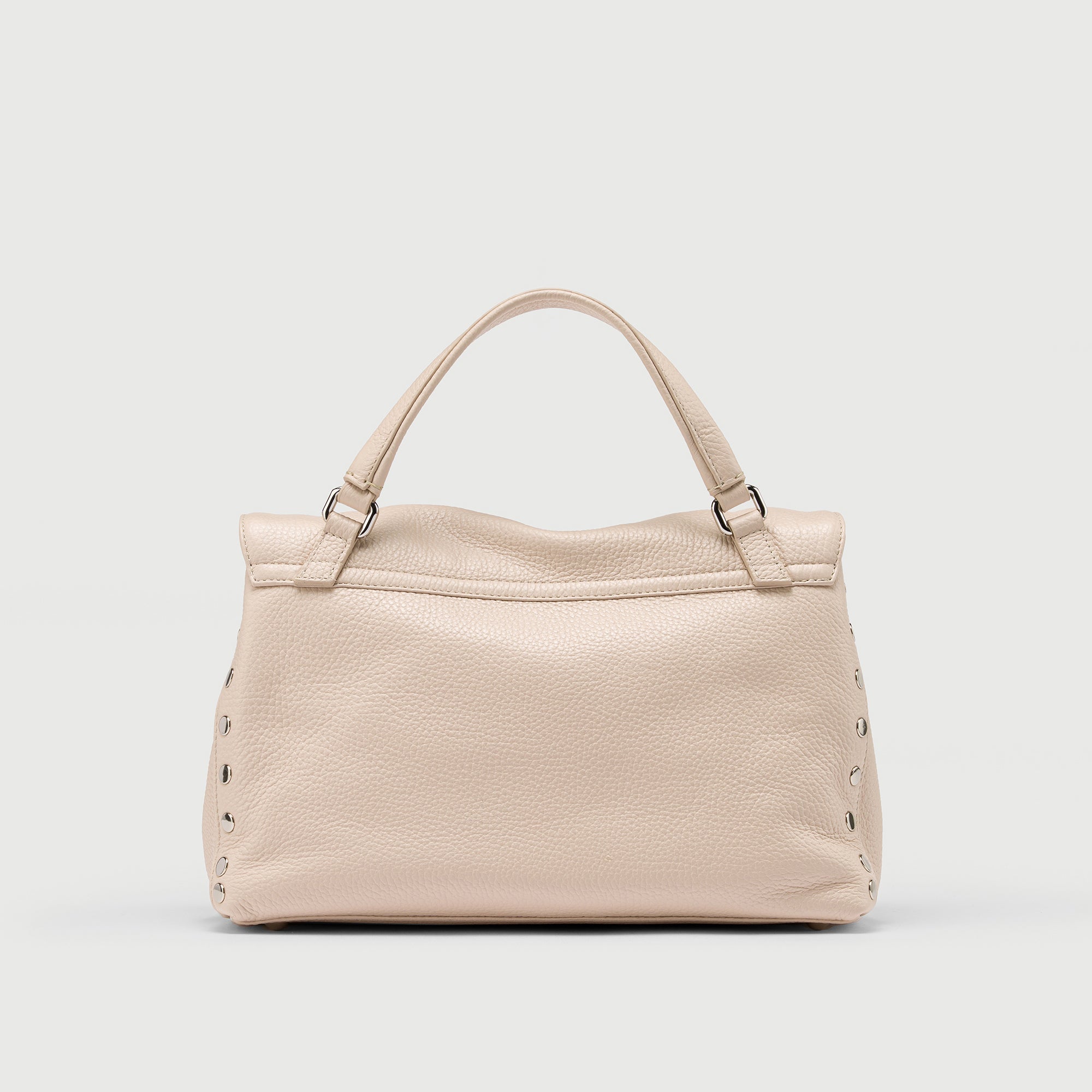 Zanellato Postina® S borsa bianca Carnaroli pelle martellata