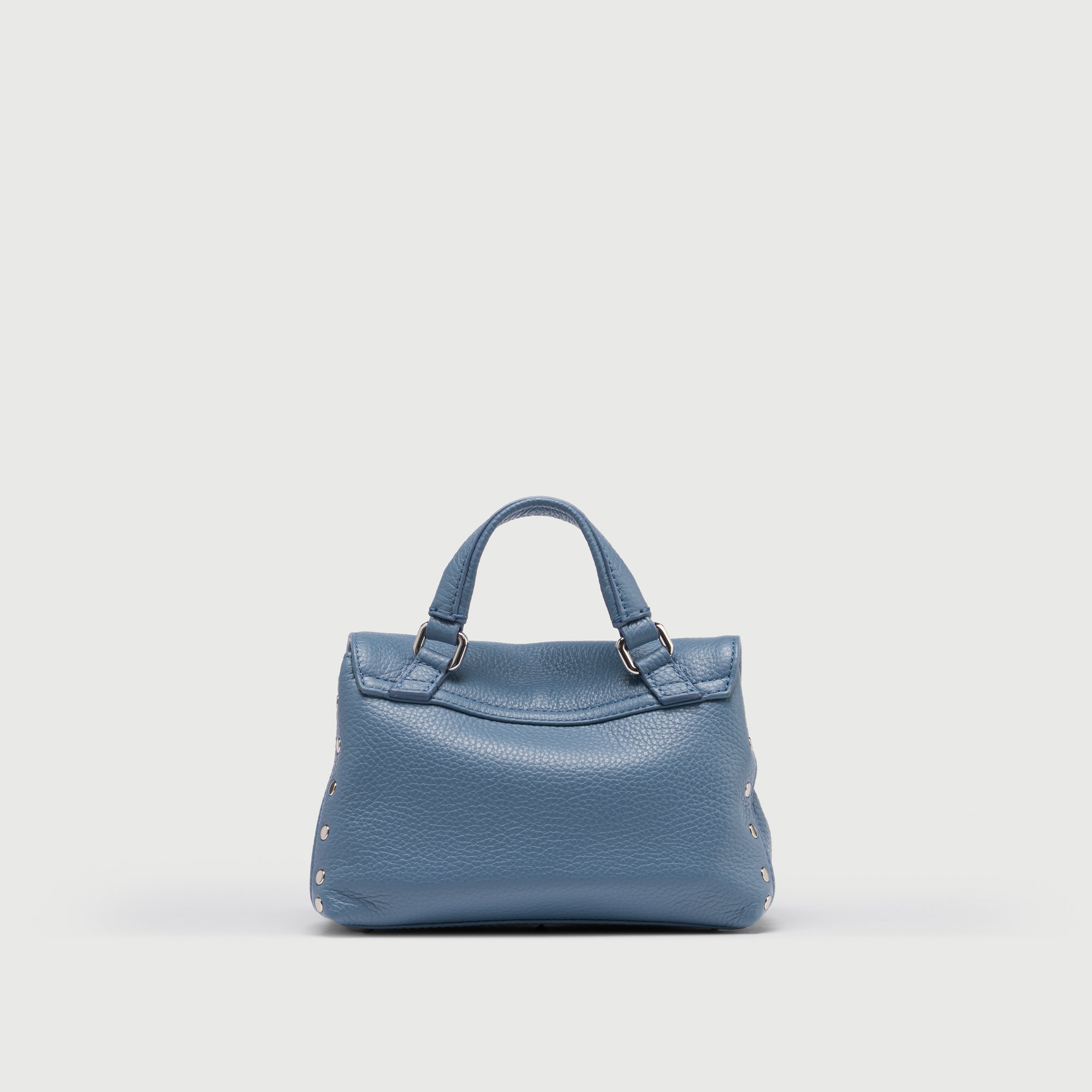 Zanellato Postina® BABY borsa blu Sambuco Notturno in pelle martellata