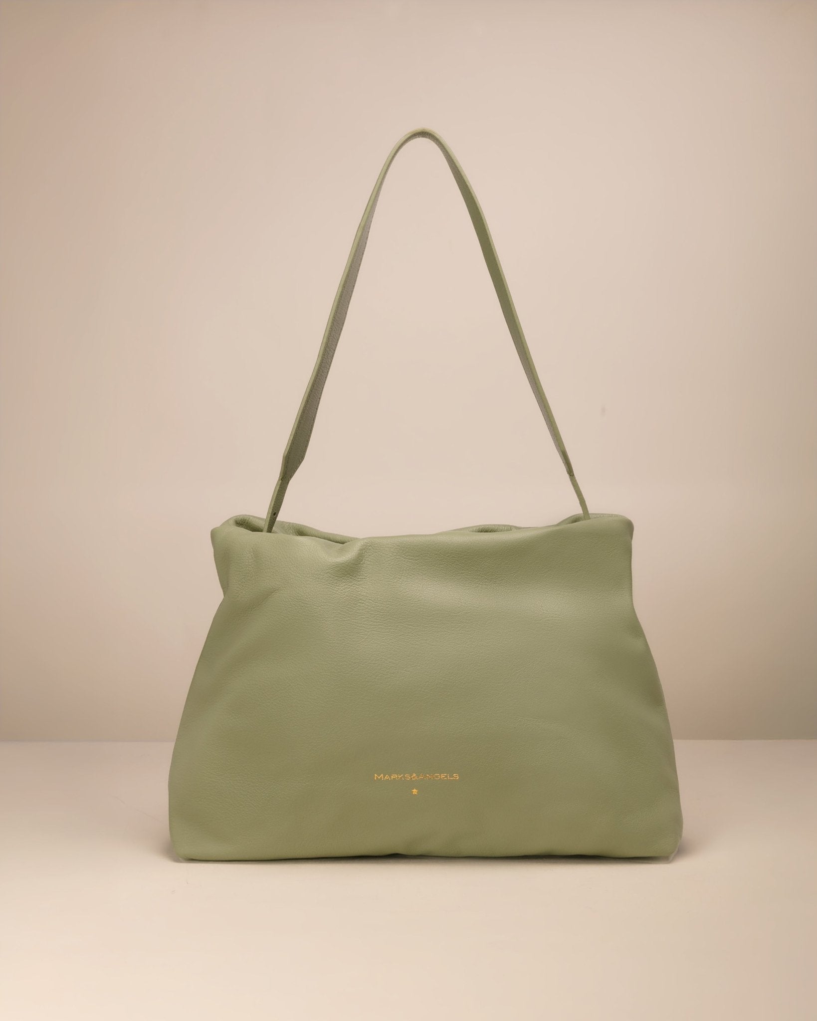 Marks&Angels Borse a Tracolla Michela Olive borsa a tracolla pelle liscia