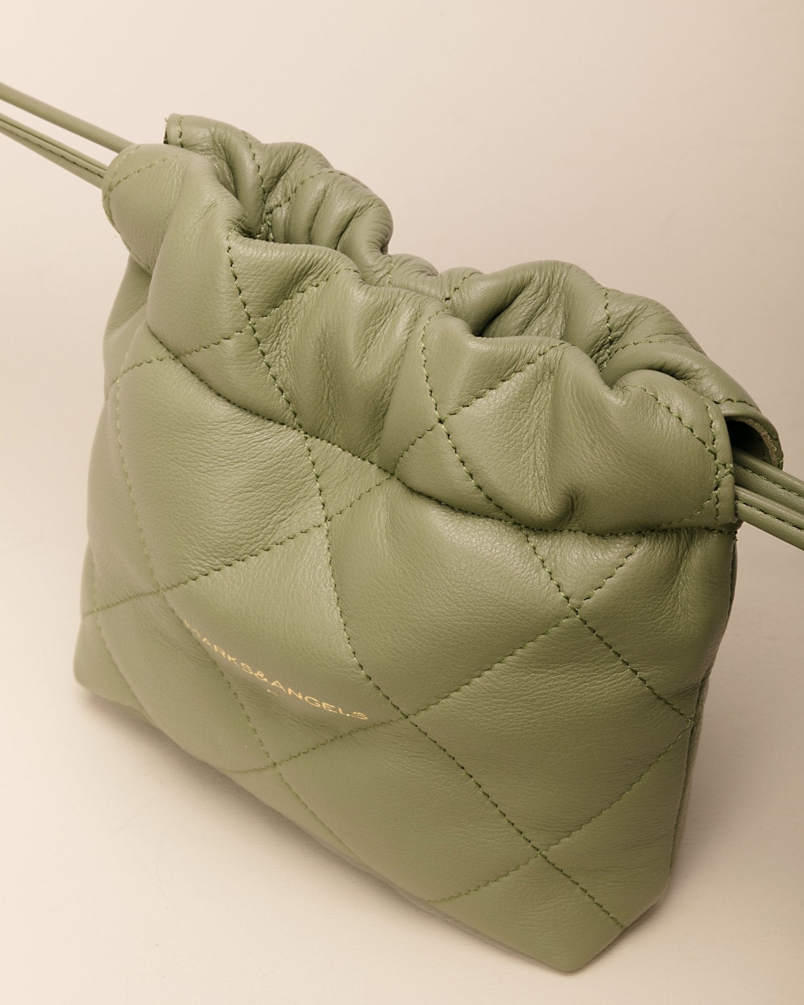 Marks&Angels Borse a Spalla Amelie Olive borsa a spalla mini in pelle