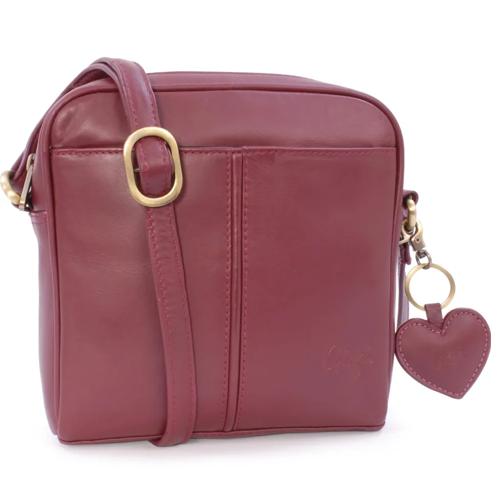 Gigi Othello Collection 22-29 borsa a tracolla in pelle Bourgogne