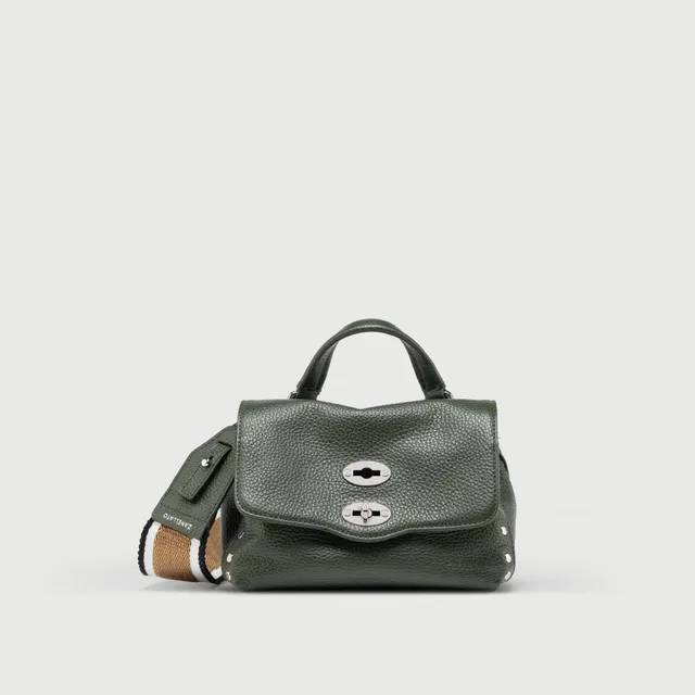 Zanellato Postina® Baby borsa a mano verde martellata