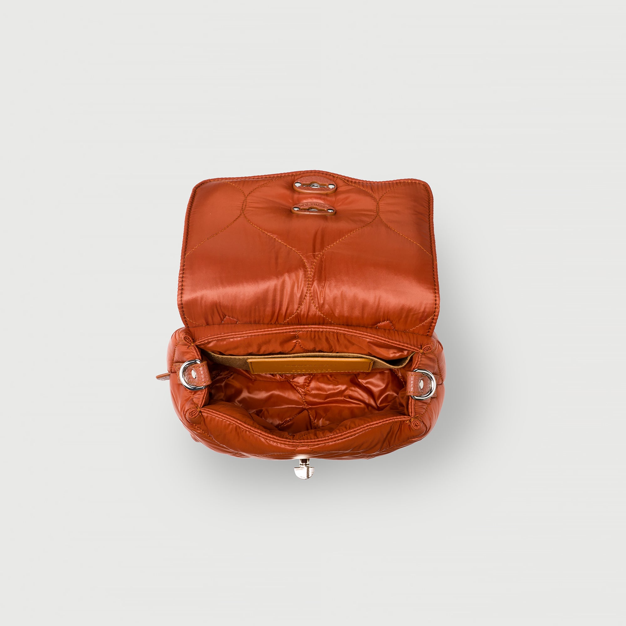 Zanellato Postina® Baby borsa marrone San Marzano in nylon trapuntato