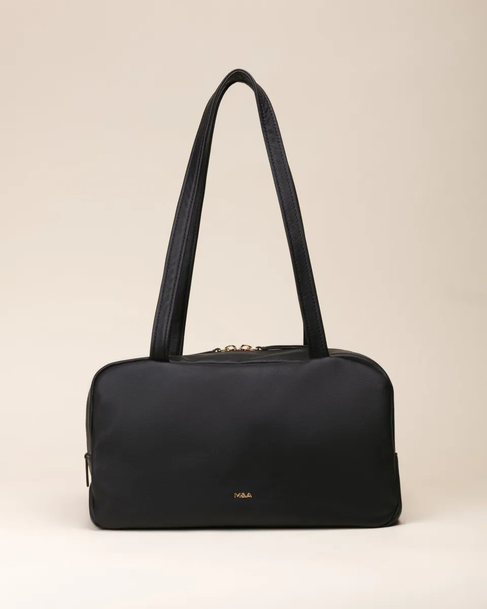 Marks&Angels Borse a Spalla Mirca Nero borsa a spalla in pelle