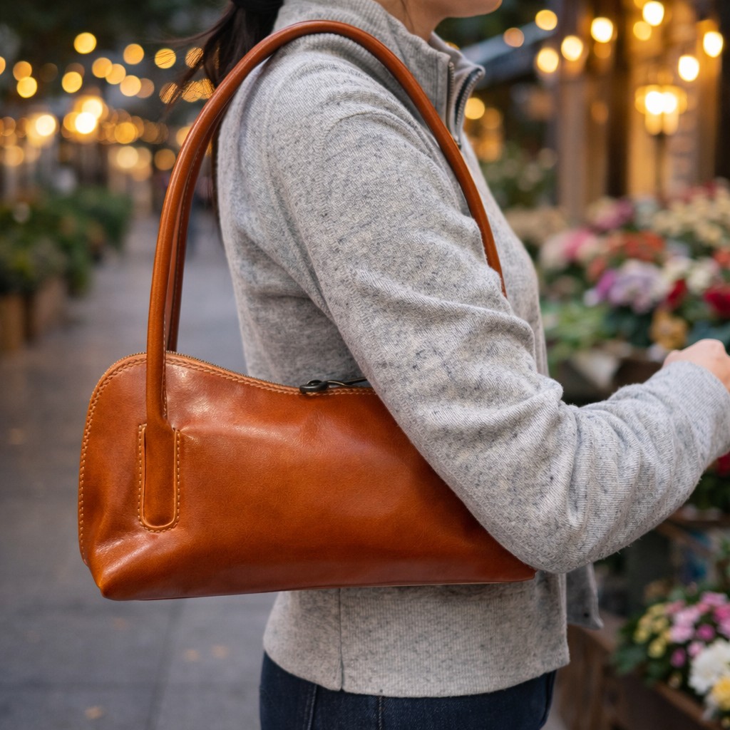 Crazy Lou Sac en cuir 2503 borsa in pelle