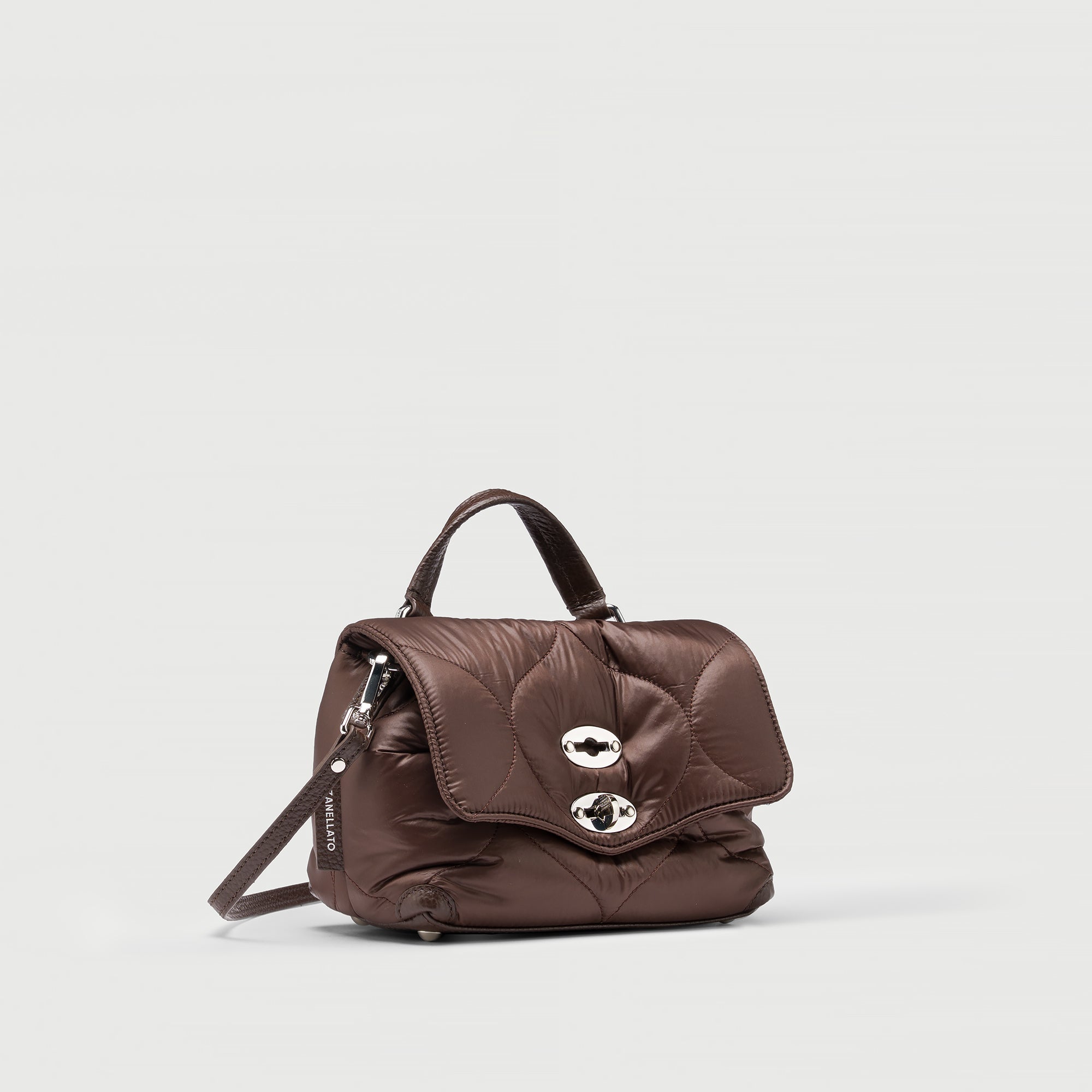 Zanellato Postina® BABY borsa marrone in nylon leggero