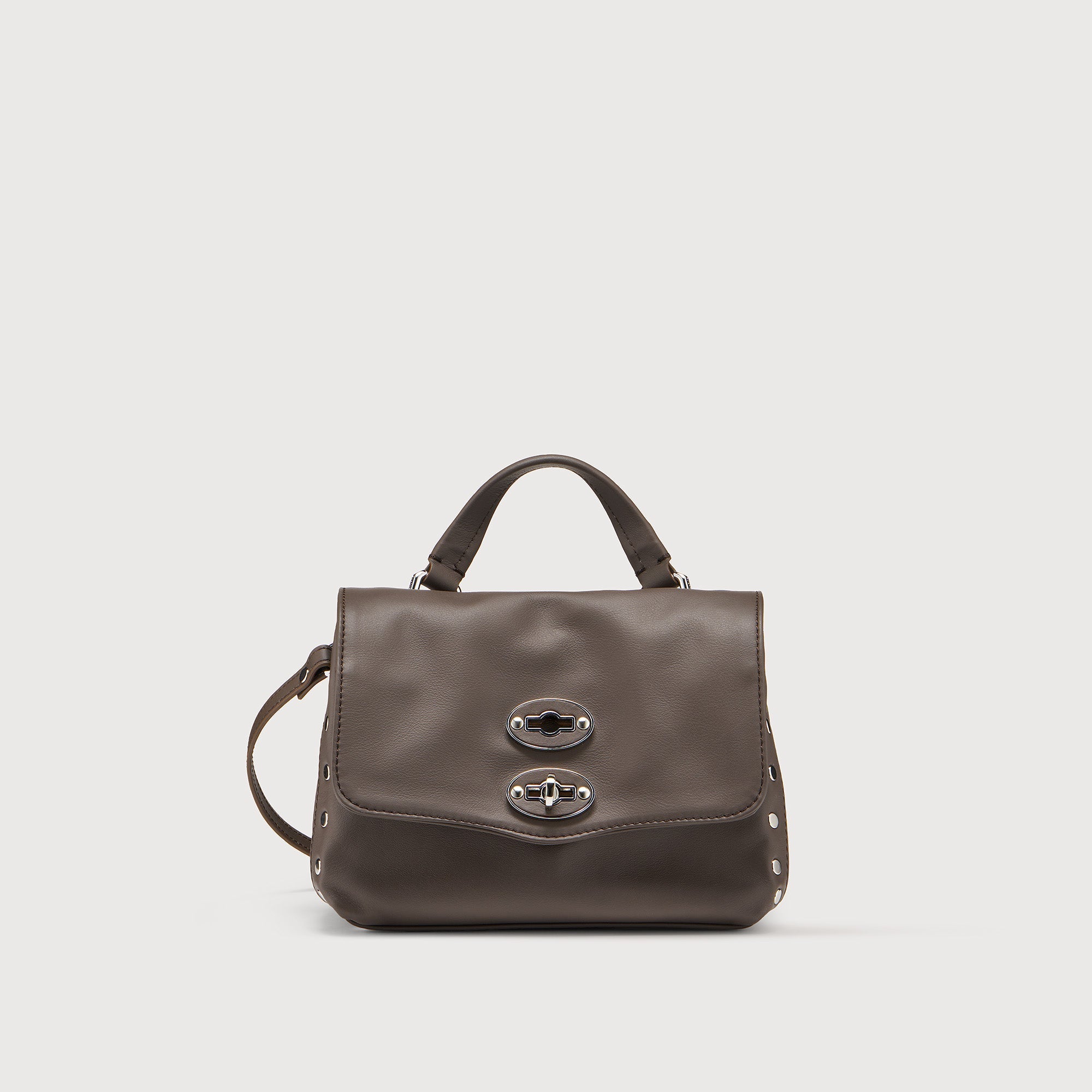 Zanellato Postina® Baby borsa marrone Gianduiotto pelle liscia
