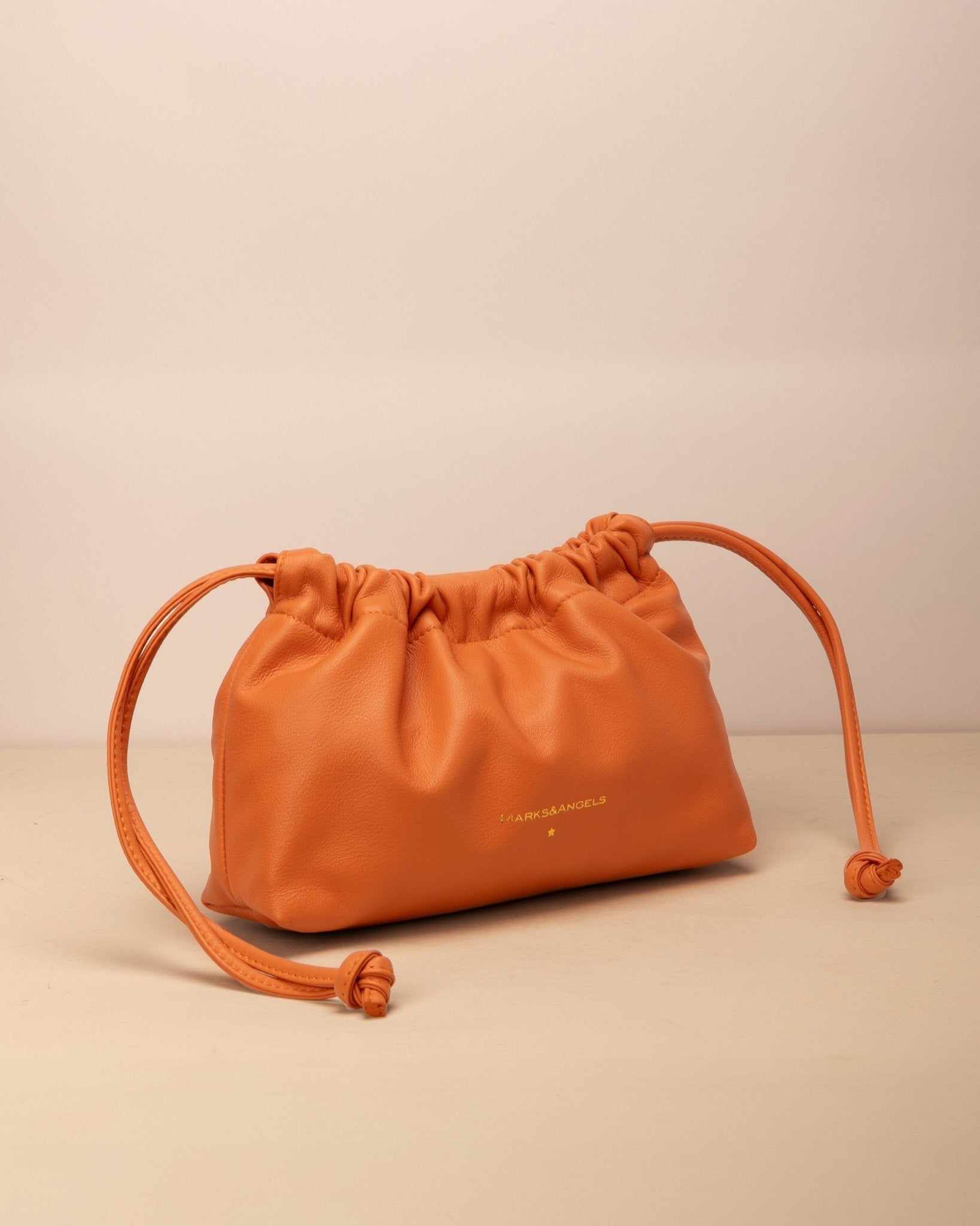 Marks&Angels Pochette Mini Cri New pochette arancio in pelle