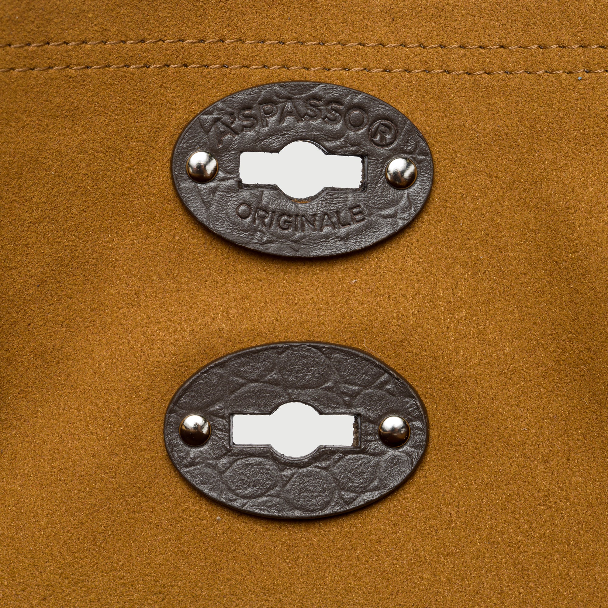 Zanellato A' Spasso® M borsa tote marrone Espresso in pelle stampata