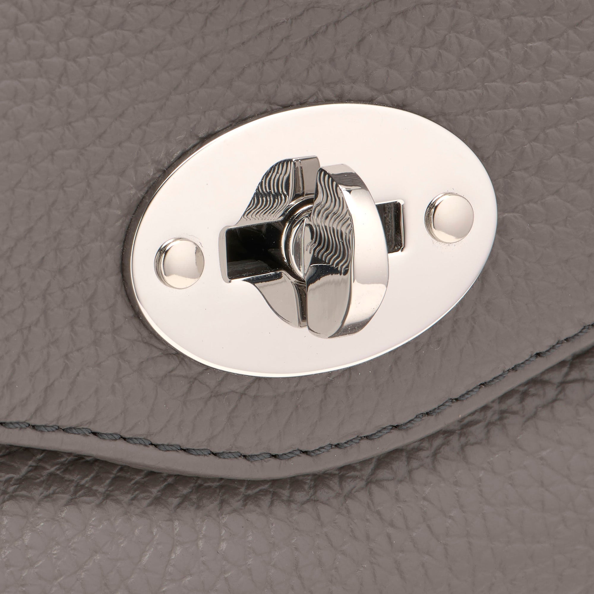 Zanellato Postina® M borsa grigia Montebianco in pelle martellata