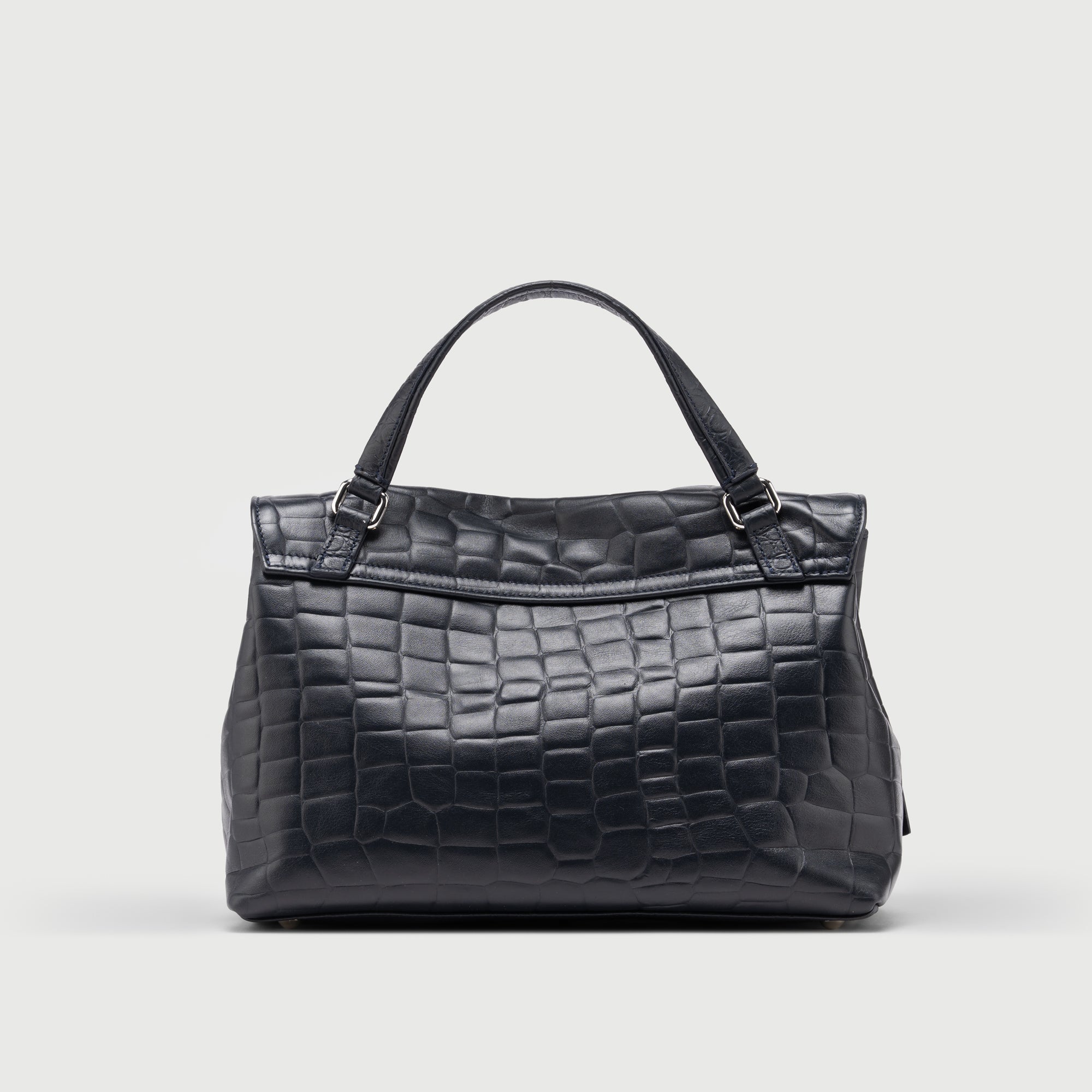 Zanellato Postina® S borsa Blue Orione in pelle stampata