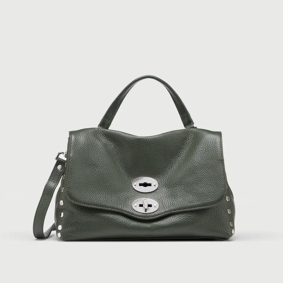 Zanellato Postina® S borsa Green Giardino di Boboli in pelle martellata