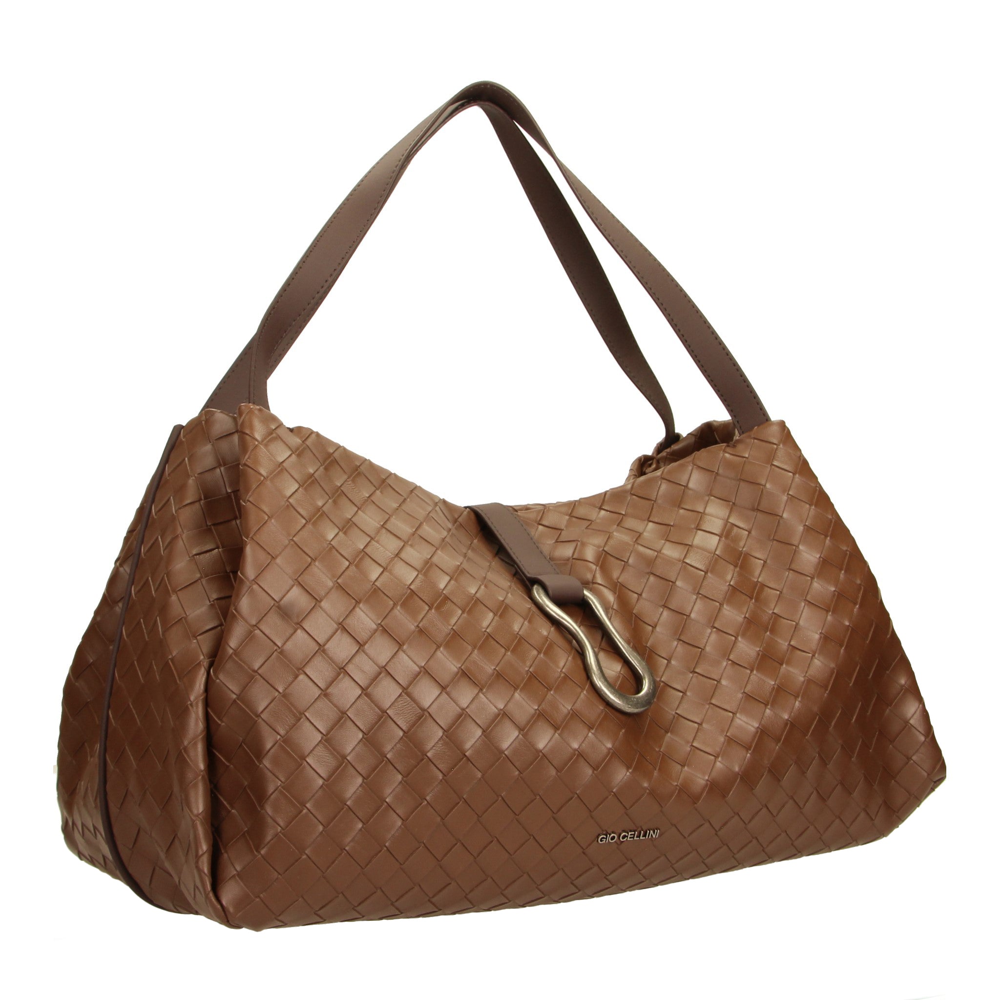 Gio Cellini BORSE Shopper shopper testa di moro intrecciata