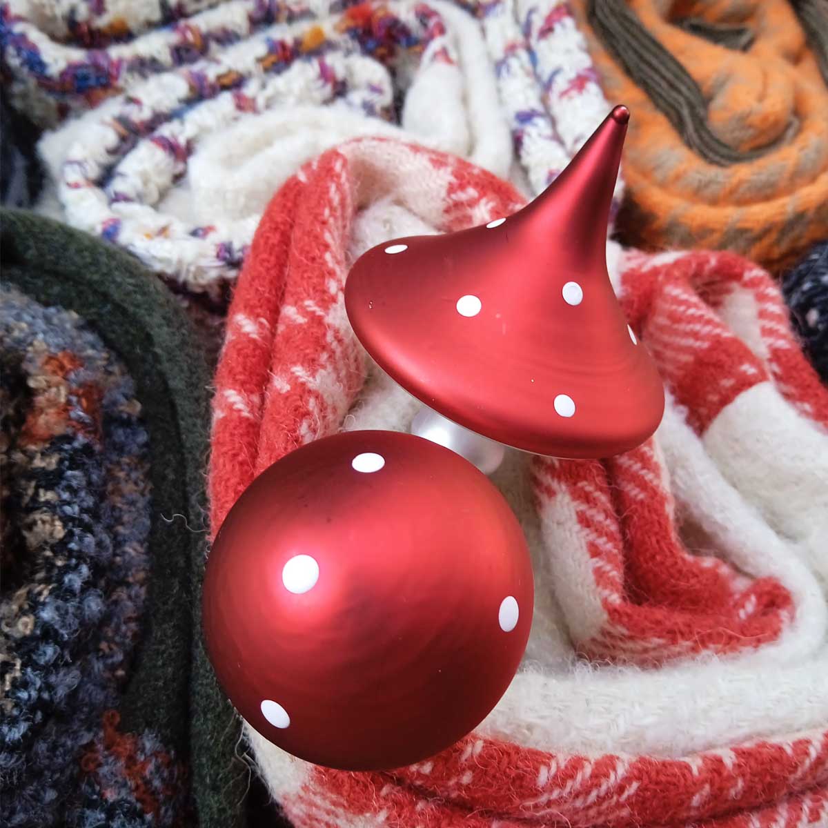 Ricicli Design Accessori Sciarpamanica n°10 sciarpa arancio e beige