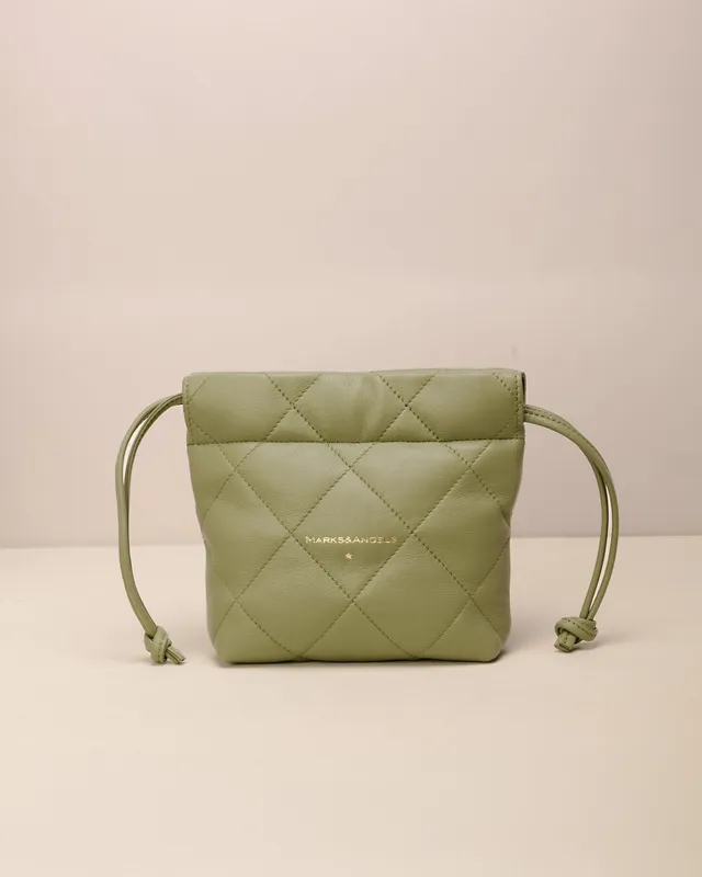 Marks&Angels Borse a Spalla Amelie Olive borsa a spalla mini in pelle