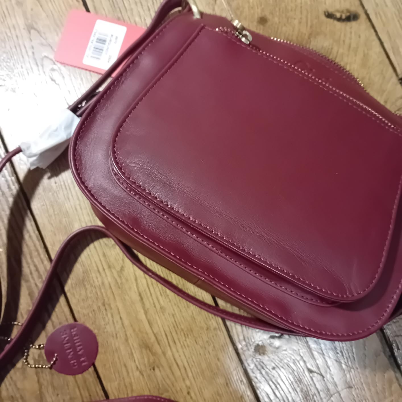 Gigi Othello Collection 9975 borsa a tracolla bianca in pelle