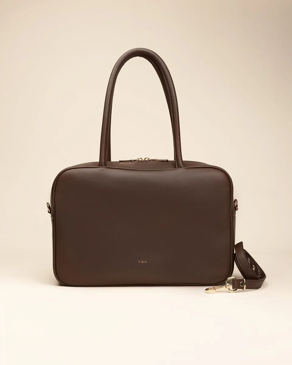 Marks&Angels Borse a Spalla Guia Castagno borsa con tracolla regolabile