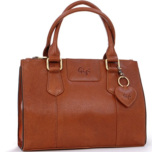 Gigi Giovanna Collection 9046G borsa tote in pelle media espandibile