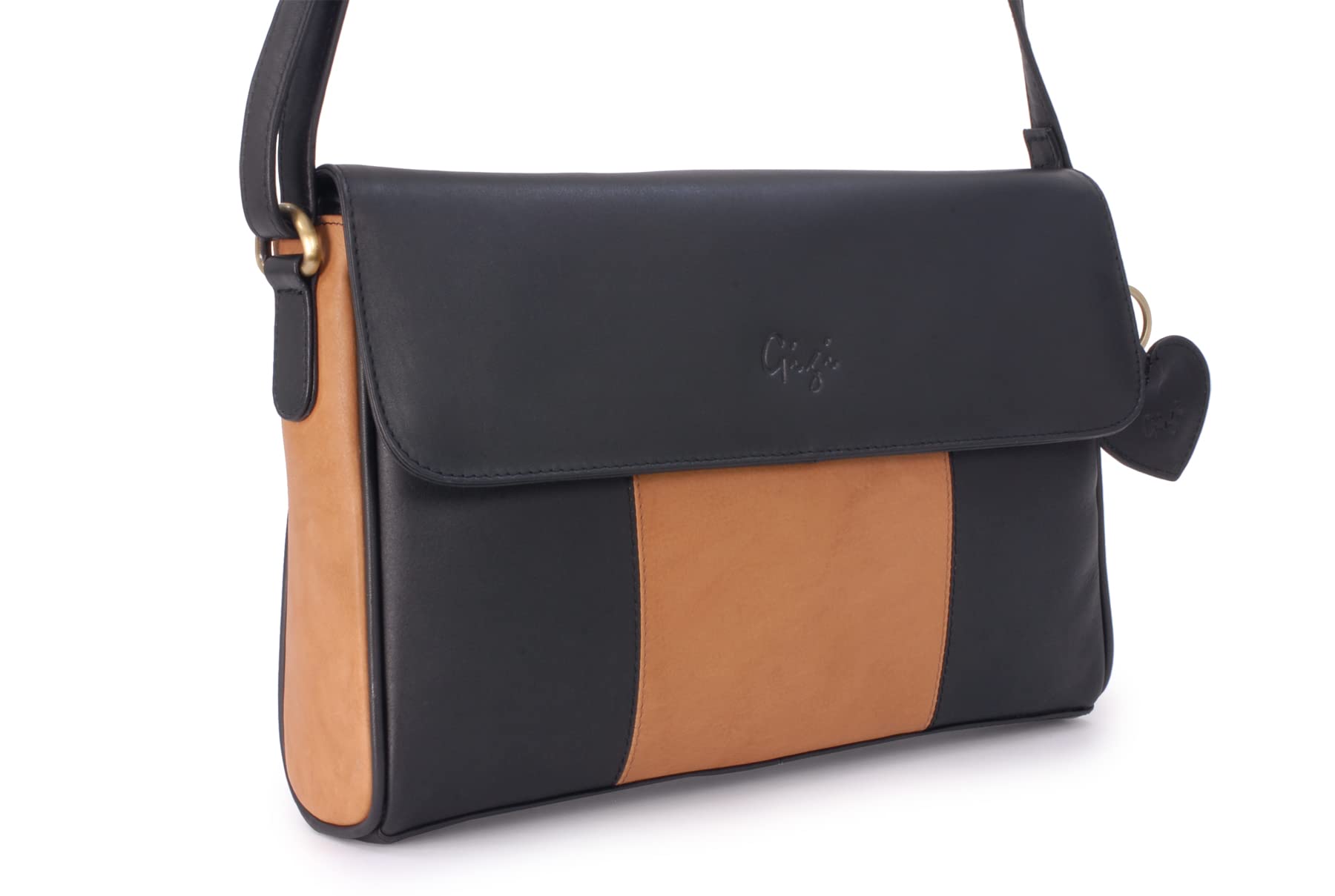 Gigi Othello Collection 6816 borsa a tracolla miele in pelle