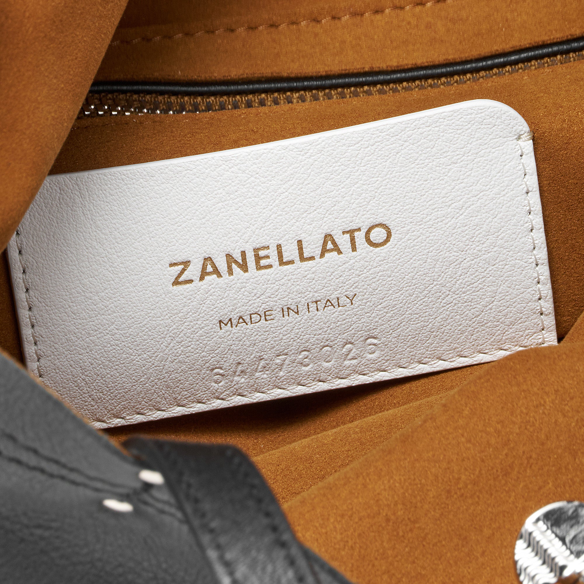 Zanellato A' Spasso® M borsa nera pelle liscia trasformabile