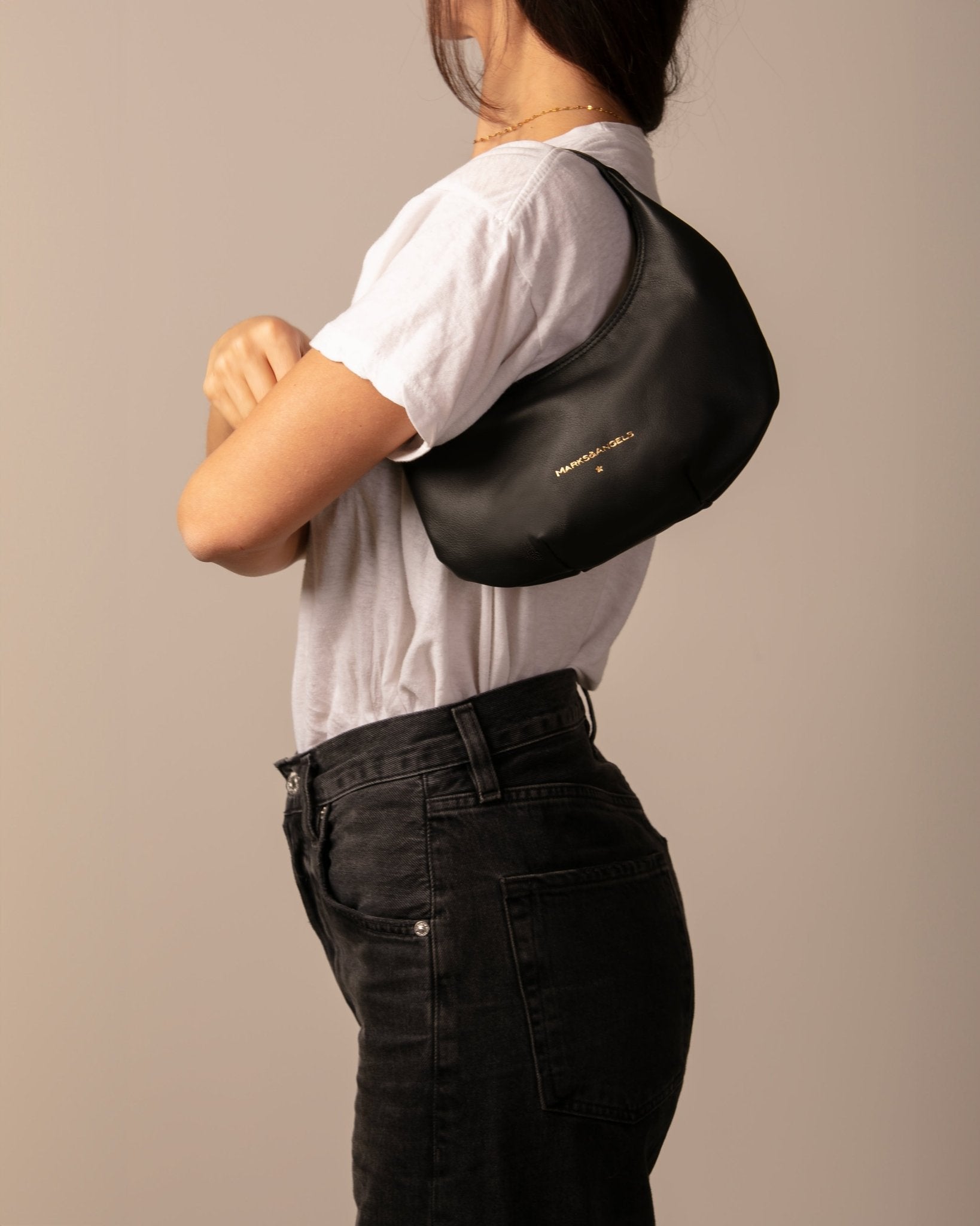 Marks&Angels Borse a Spalla Mini Vicky borsa nera