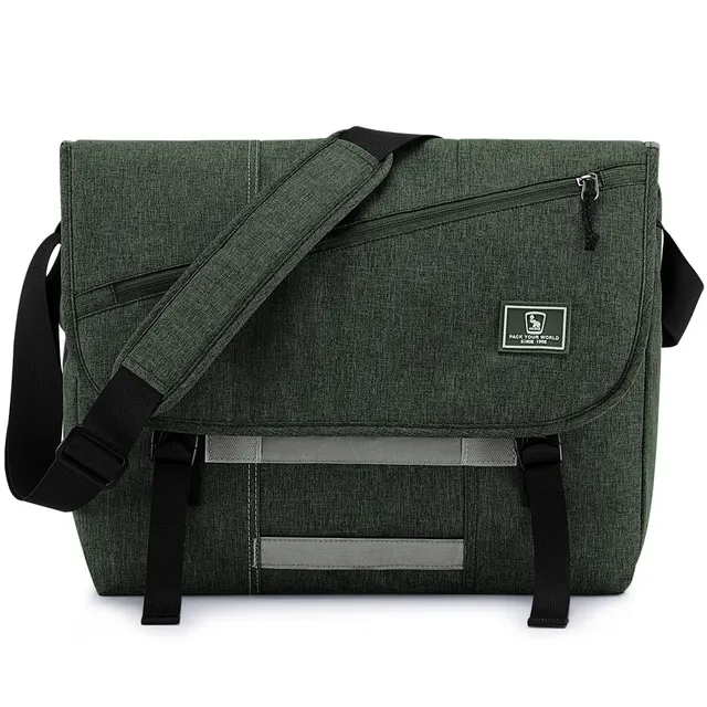 OIWAS Messenger Bags borsa a tracolla verde per laptop 15,6 pollici