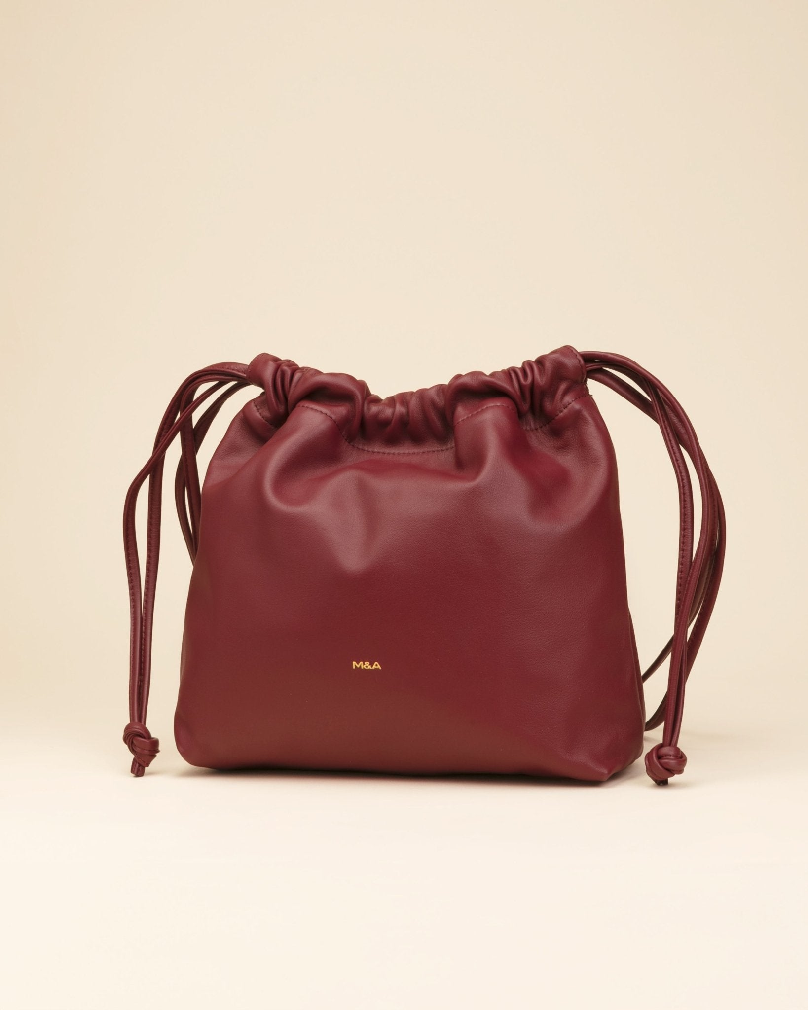 Marks&Angels Mini Sabri Cremisi borsa a spalla in pelle