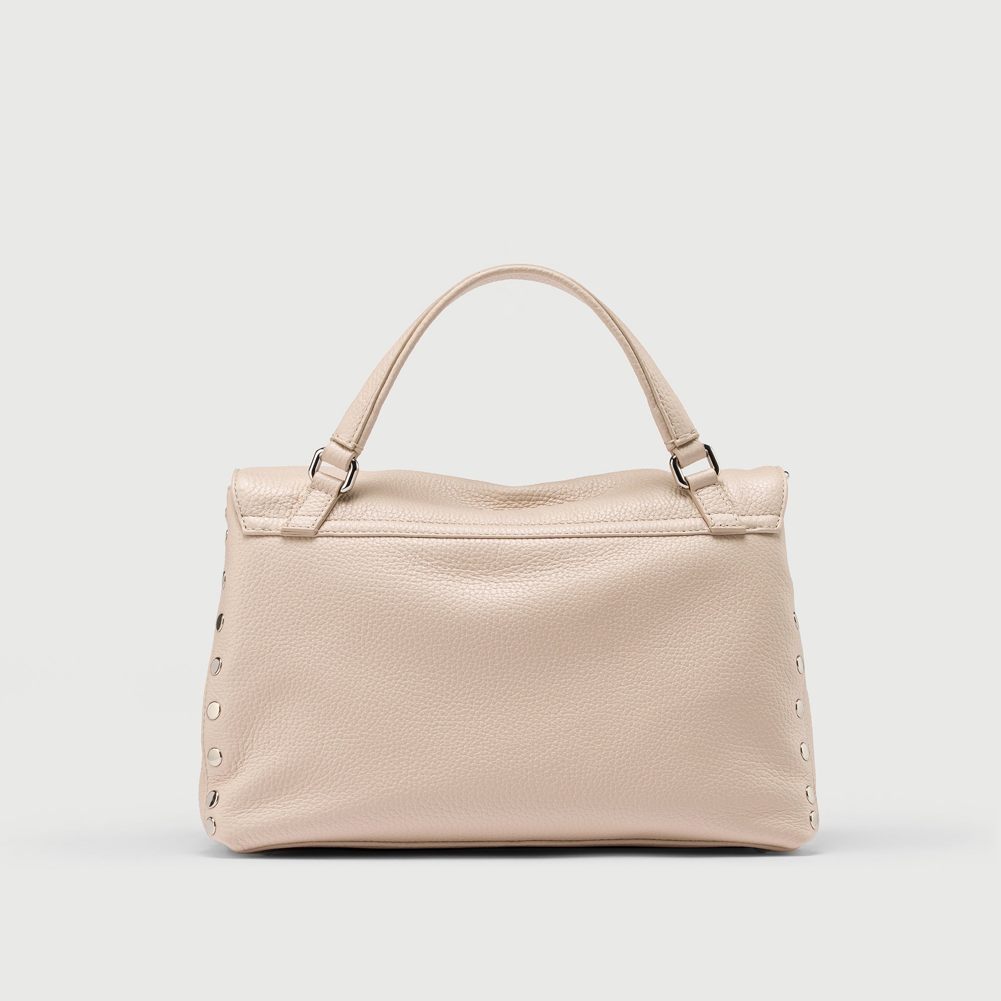Zanellato Postina® S borsa bianca Carnaroli in pelle martellata